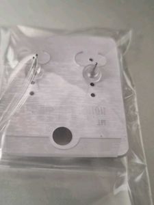 Stylish Green &amp; White Earrings