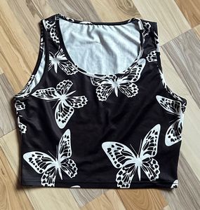 Butterfly Print Tank Top