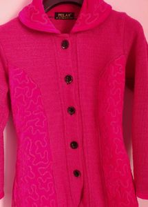 Stylish Pink Pelar Cardigan