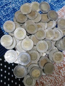 182 pcs total Indian 20 Rupee Coins rain drops + i