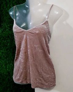 H&amp;M Hazel Velvet Cami Top