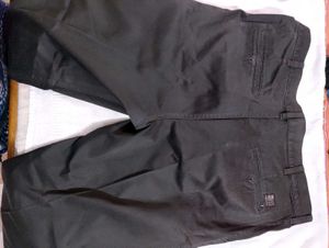 Black Men&#39;s Cotton Chinos