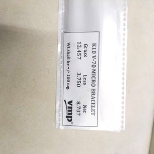 Pure Silver Pink CZ Hand Bracelet