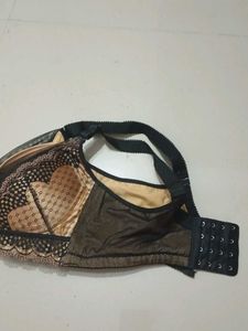 Black And Gold Bra