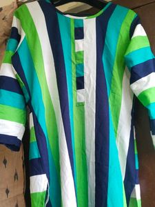 buy one get 1 multi colour lining kurtis