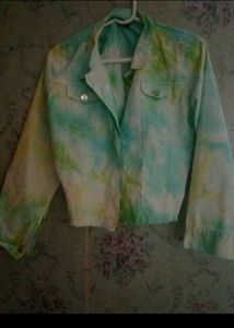 Beautiful Cotton Denim Type Jacket For Women