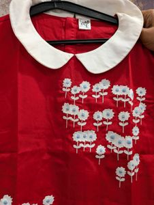 Red Floral Dress