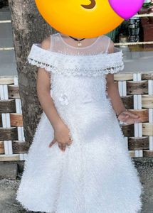 White Flower Girl Dress