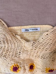Zara Crochet Sunflower Bralette