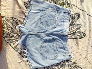 Denim Cut-Off Shorts