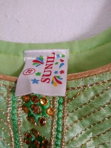 New Green Chudi With Pant