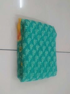 Green Floral Saree