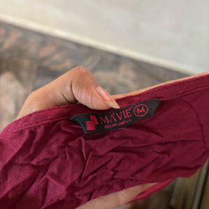 Maroon Kurtha