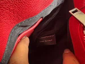 YSL Red Handbag