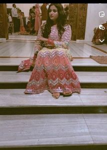 Elegant Embroidered Ethnic Gown