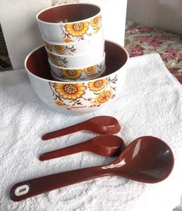 Floral Melamine Dinnerware Set