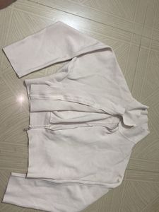 White Zip-Up Jacket