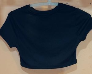 Black Crop Top