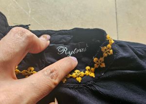 Floral Embroidered Sleeve Top
