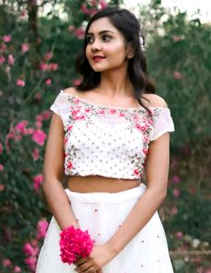White Lehenga