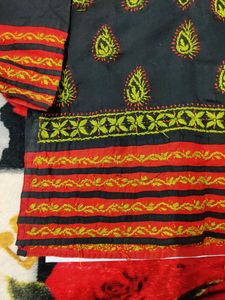Chikinkari Kurta For Girls