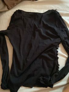 Black Sequin Top