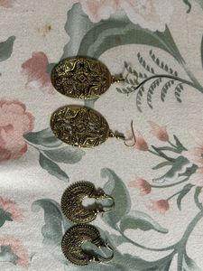 Vintage Style Bronze Earrings