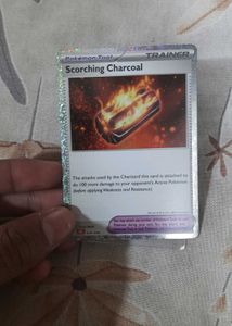 Scorching Charcoal trainer card real