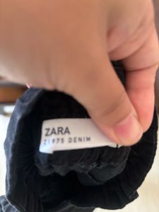 Zara Black Paperbag Waist Pants