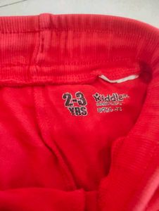 Red Boys' Joggers