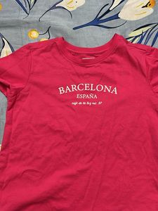Pink Barcelona Graphic Tee 💕