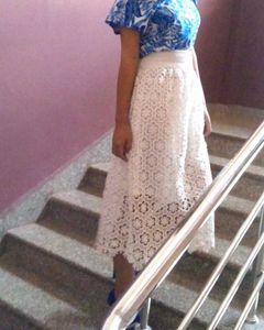 Daisy Lace Design skirt