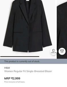 H&M Black Blazer
