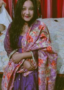 Elegant Purple Salwar Suit with Dupatta