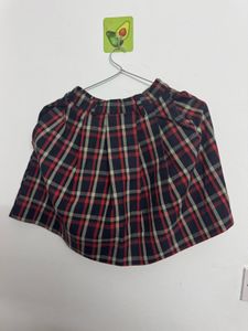 Cute Checkered Mini Skirt