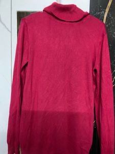 Red Turtleneck Sweater