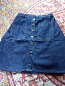 Mini Denim Skirt