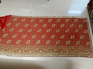 Red Bridal Saree Full Work