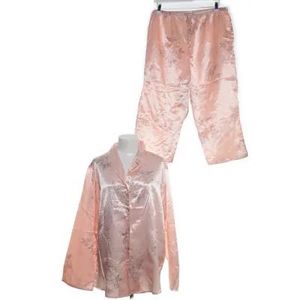 Luna Carina  Imported Satin Full  Pajama Set