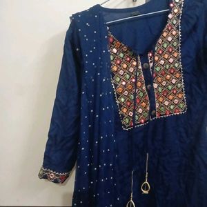 Elegant Navy Blue kurta set