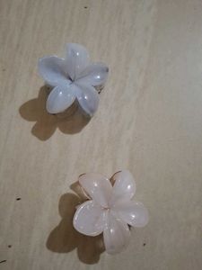 Floral Hair Claw Clips - Set of 2