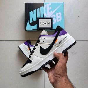 Nike Dunk Low Off-White Purple Sneakers