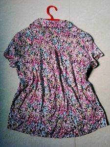 Patterned Short Sleeve Shirt