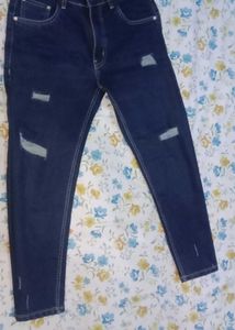 Distressed Denim Jeans