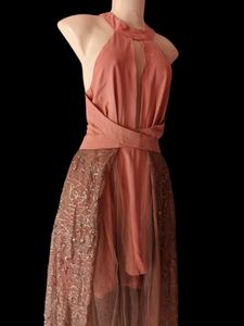 Elegant Halter Maxi Dress