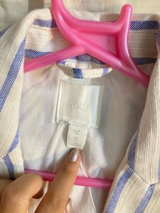 H&amp;M LINEN-BLEND JACKET||Women Oversized Fit Blazer
