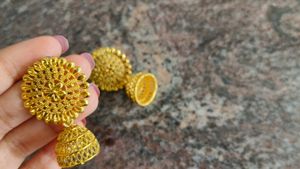 Jhumka Gold Colour