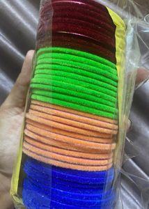 Glass Velvet Bangles Gud Condition Not Used