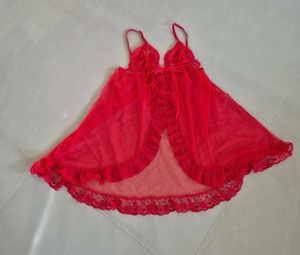 Red Lace Lingerie Set