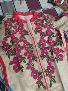Elegant Embroidered Kurta